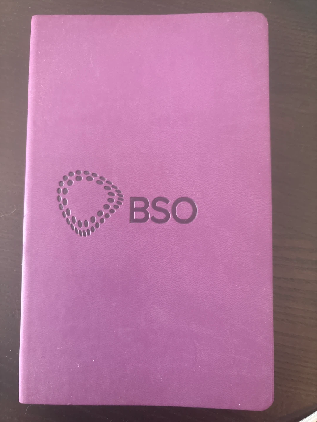 BSO Purple Ruled Notebook