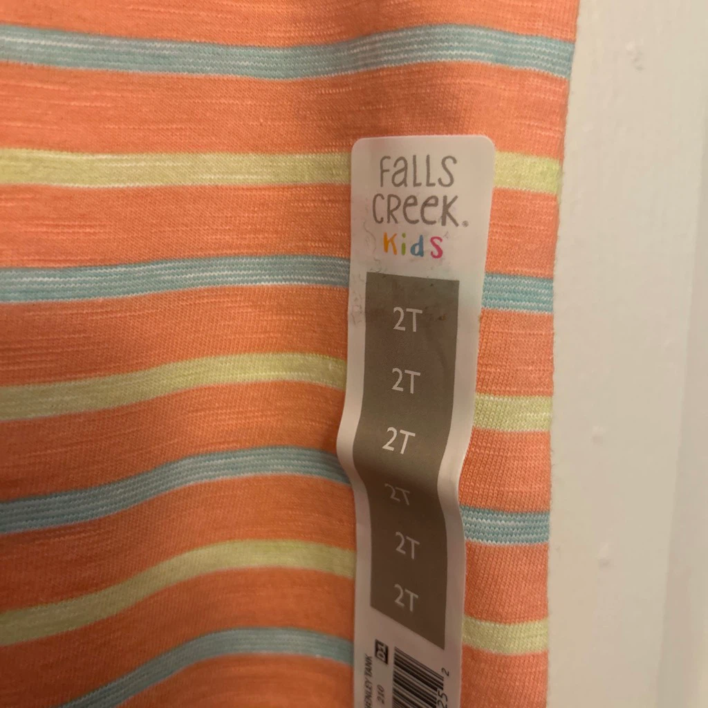 Falls Creek Kids Striped Henley 🏈 Tank Top - photo 2