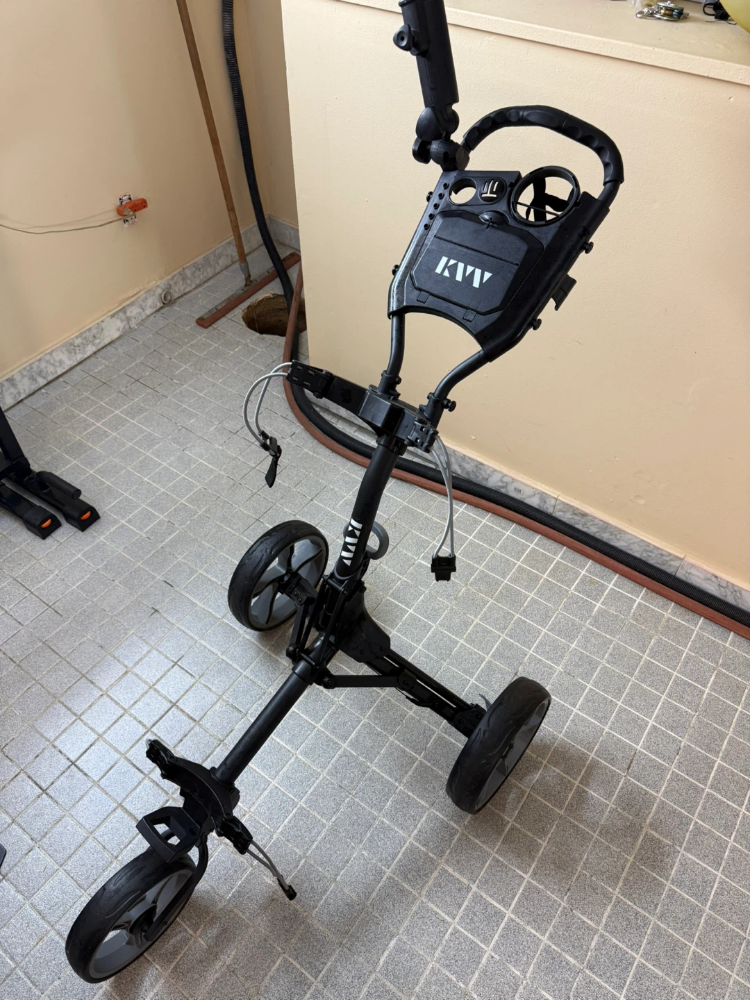 KVV 3-Wheel Golf Push Cart