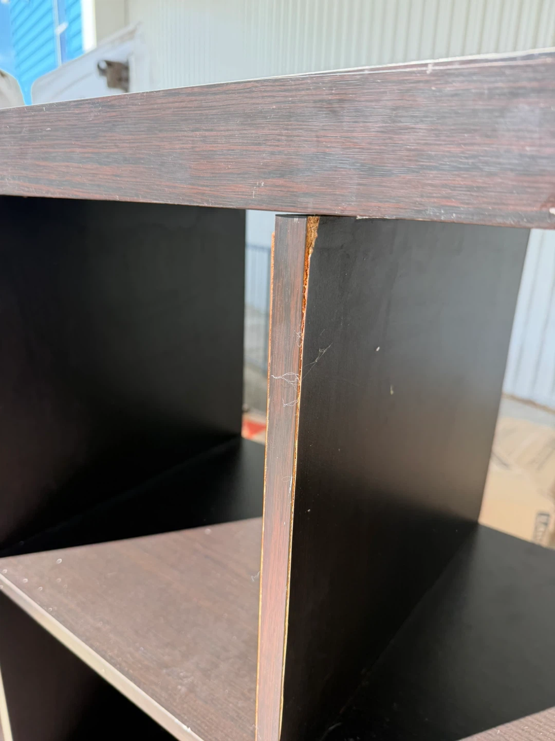 IKEA Kallax 16-Cube Shelving Unit has some wear - photo 4