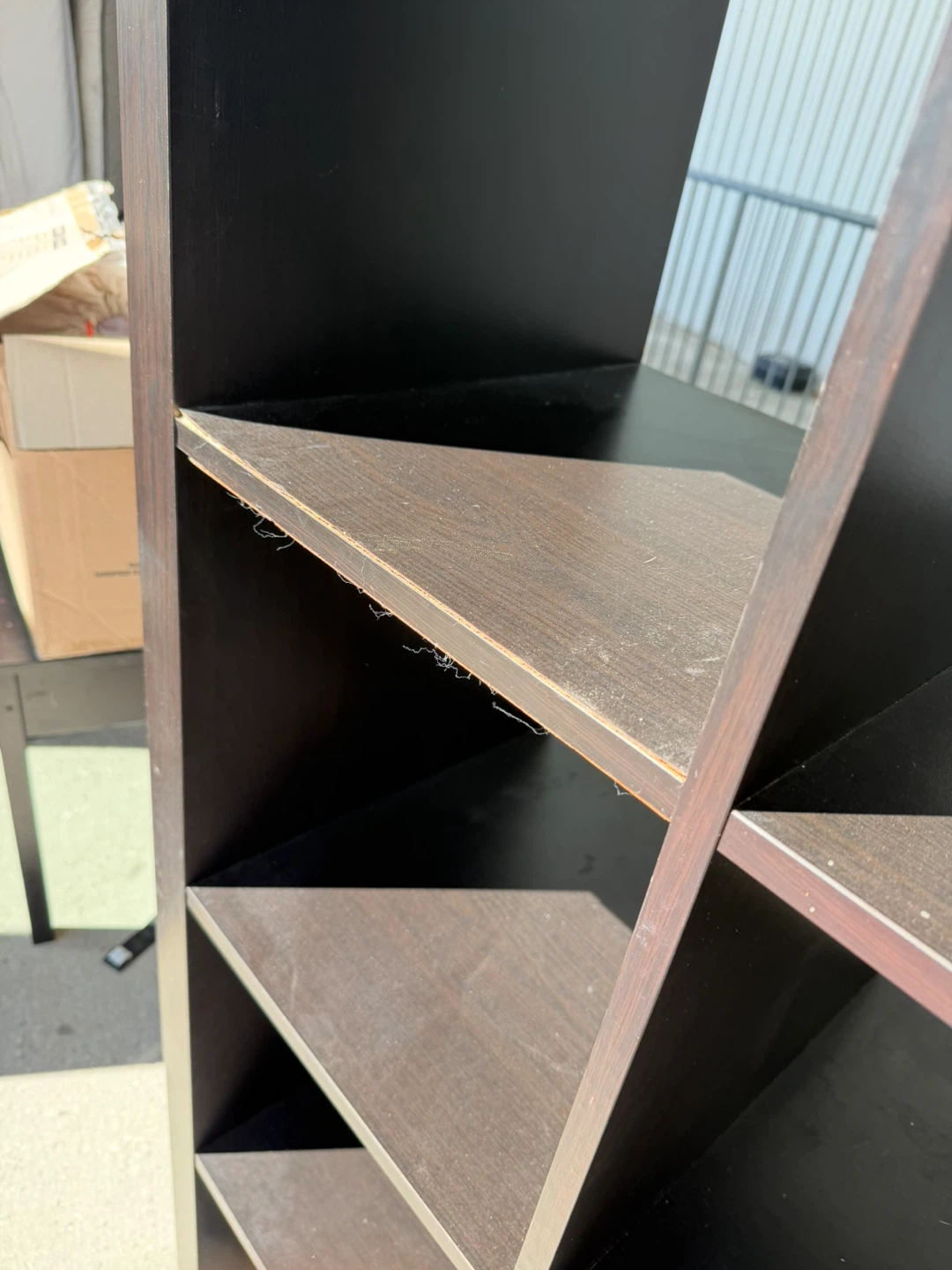 IKEA Kallax 16-Cube Shelving Unit has some wear - photo 5