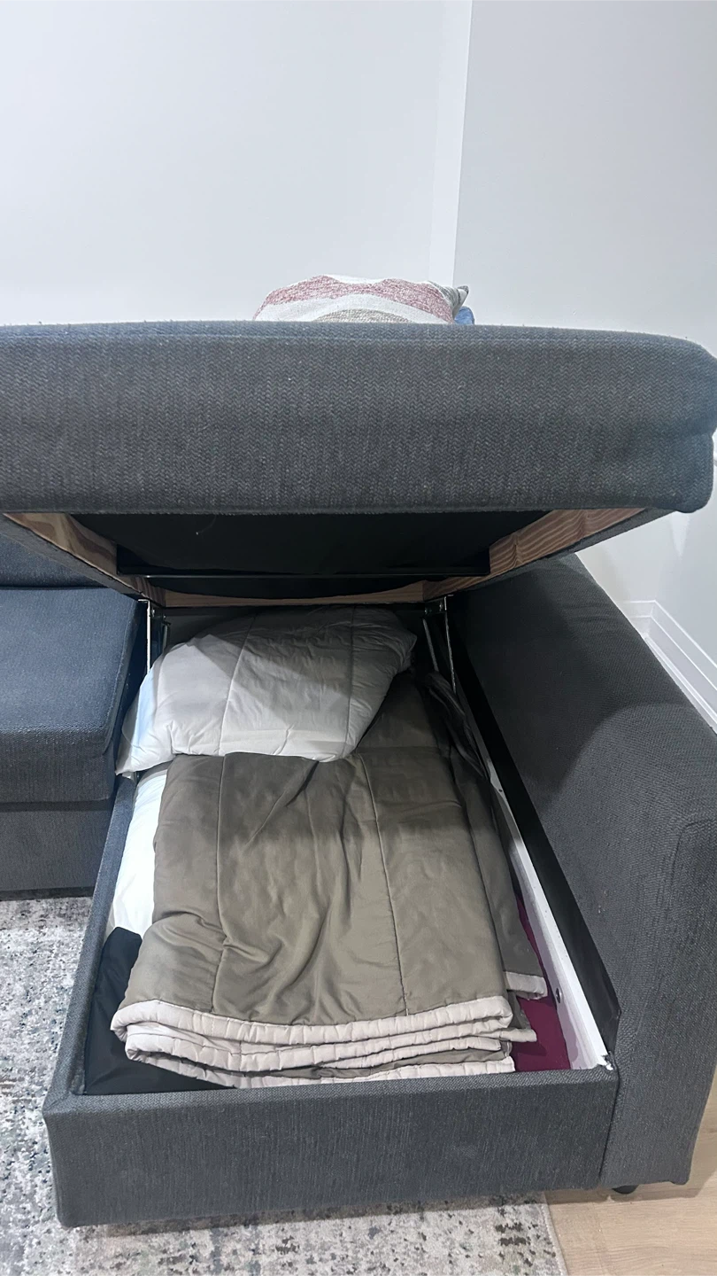 🏈  IKEA FRIHETEN Corner Sofa-Bed with Storage - photo 4