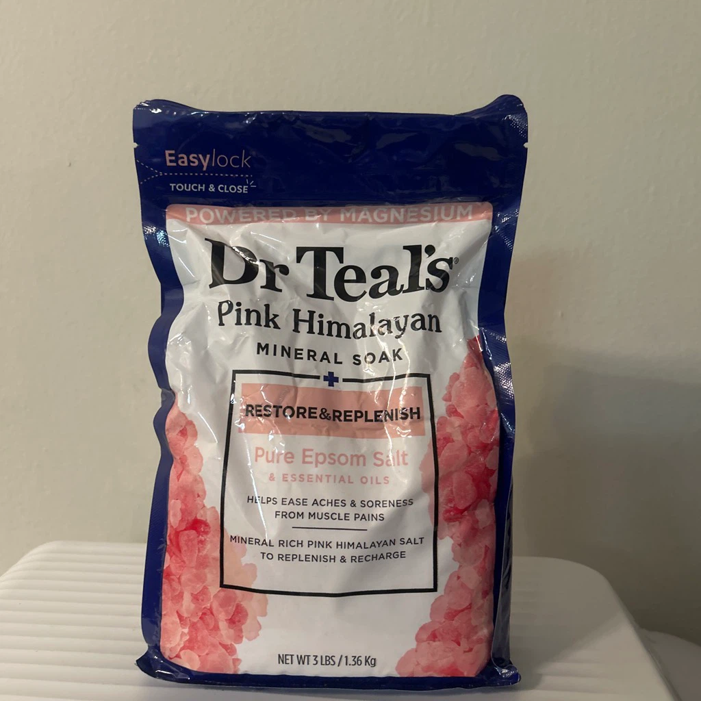 Dr Teal's Pink Himalayan 🏈 Mineral Soak 3 lbs
