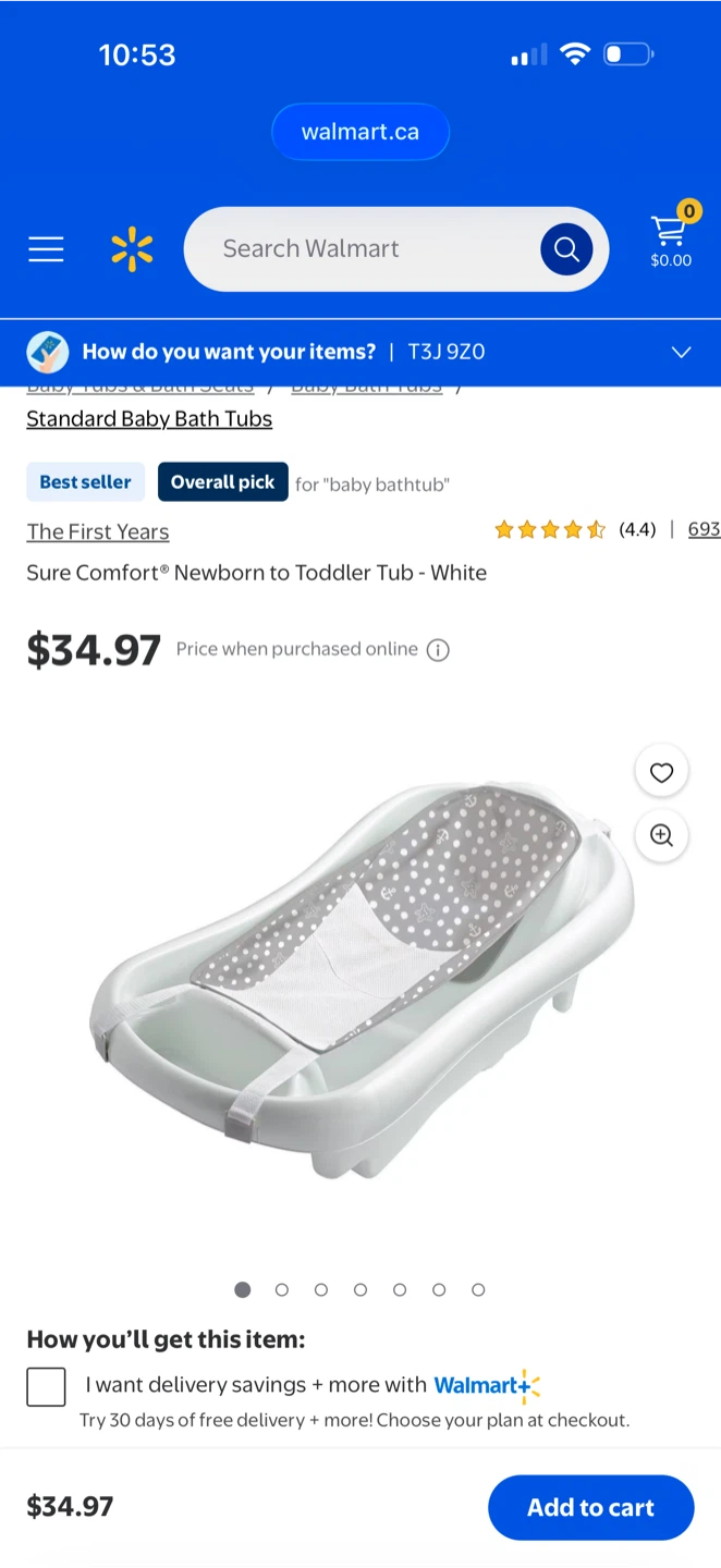 The First Years Sure Comfort Newborn to Toddler Tub - photo 2