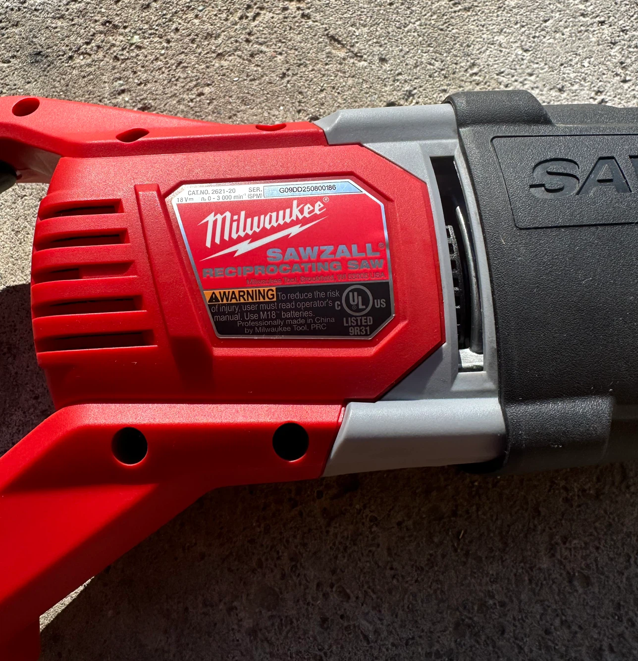 Milwaukee M18 SAWZALL Reciprocating Saw - photo 2