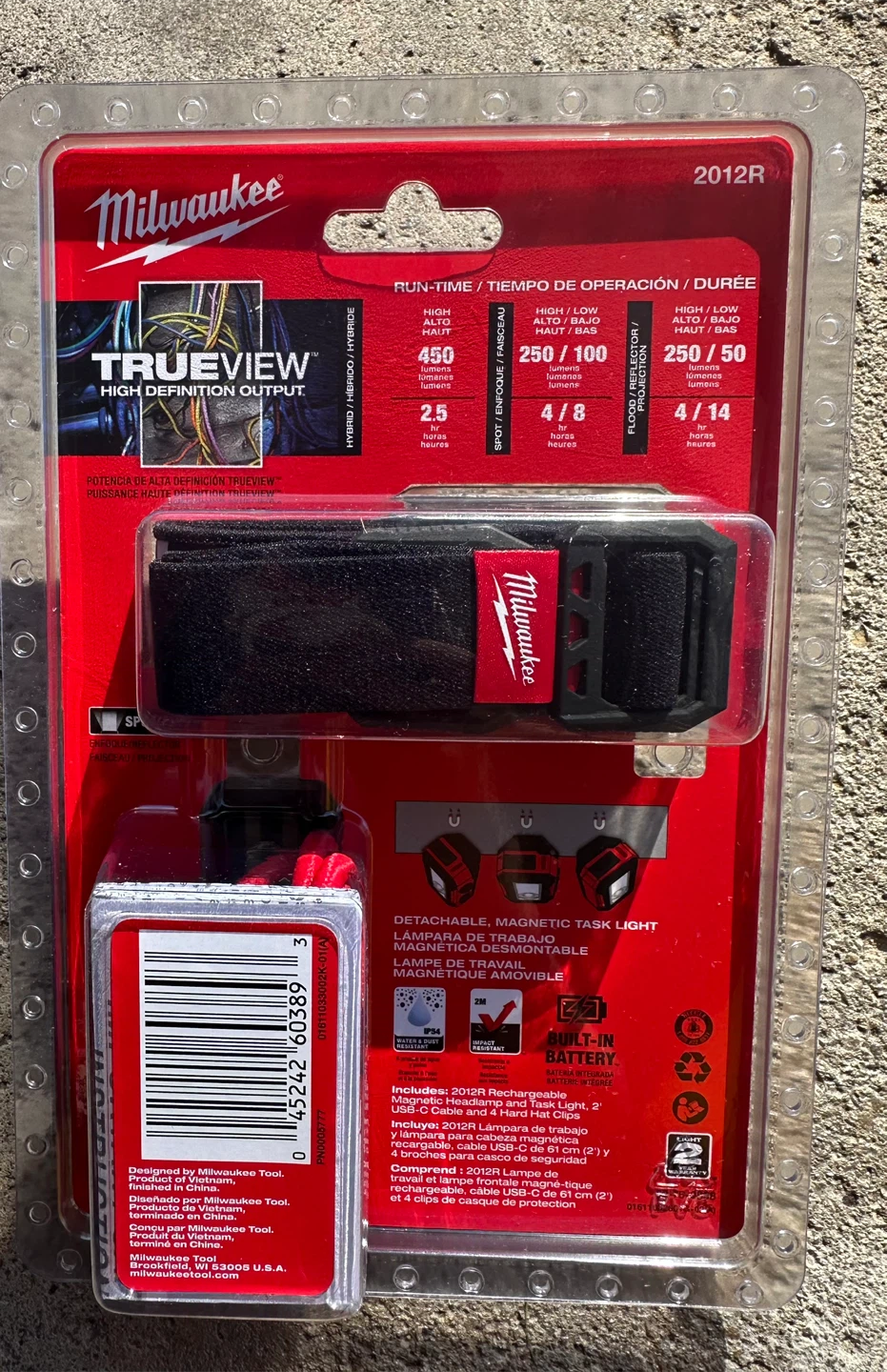 Milwaukee 450L Rechargeable Magnetic Headlamp 2012R - photo 2