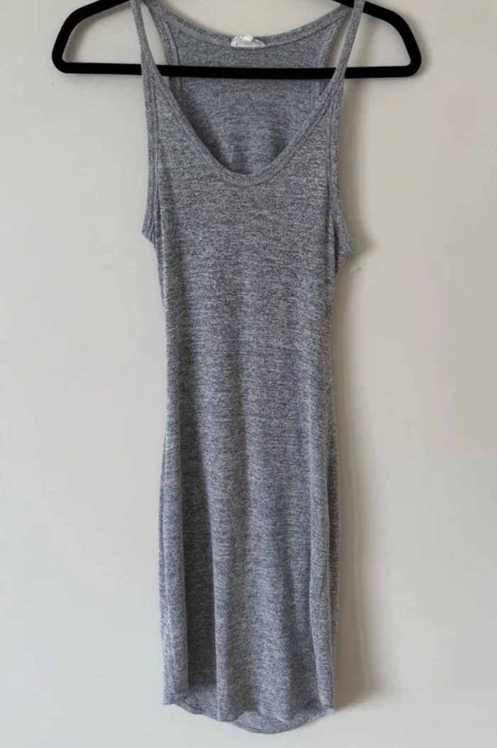 Wilfred Free Grey Knit Mini Dress XS - photo 2