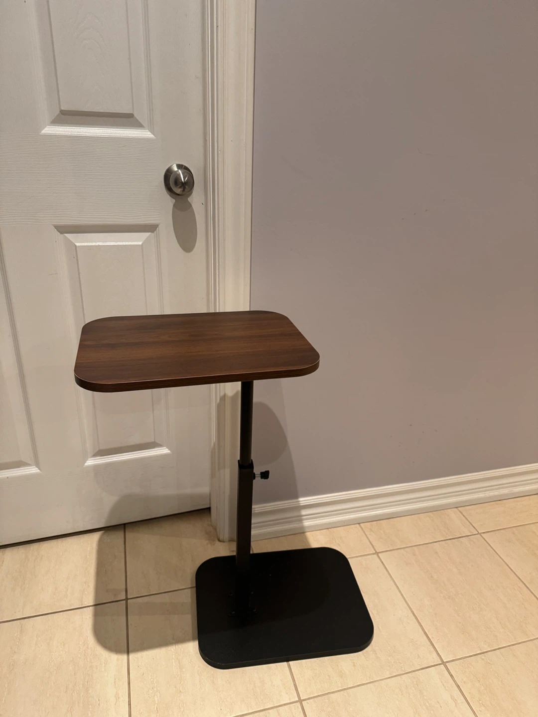 Adjustable Height Side Table - photo 3