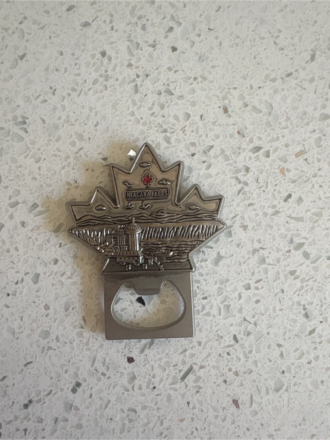 Niagara Falls Maple Leaf Bottle Opener