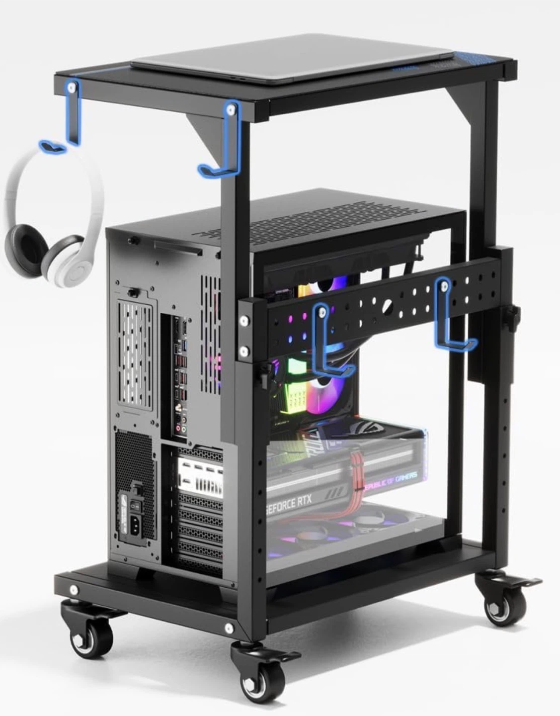 Mobile Computer Tower Stand - photo 4