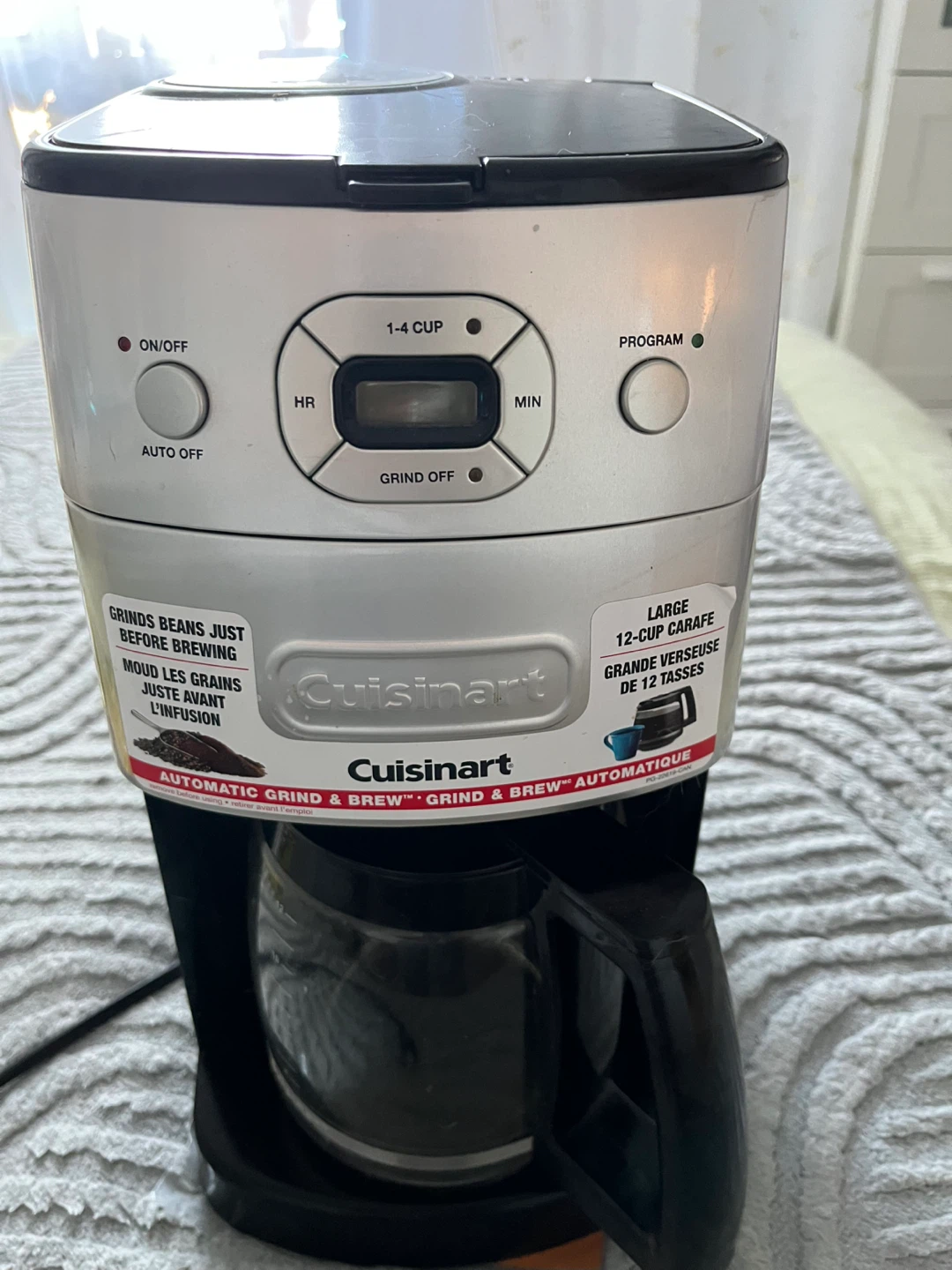 Cuisinart Automatic Grind & Brew Coffee Maker