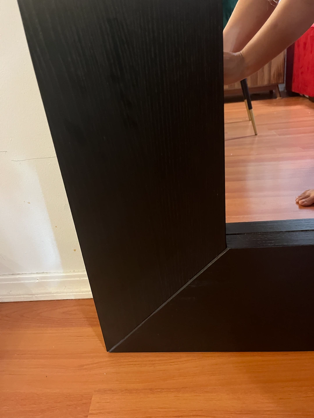 IKEA Mongstad Black Full-Length Mirror - photo 4