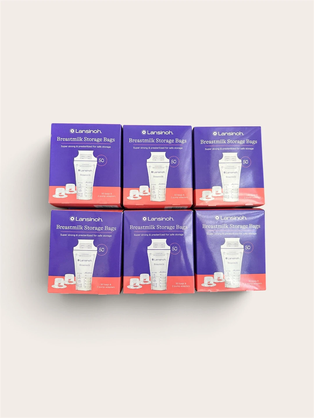 6 Boxes Lansinoh Breastmilk Storage Bags 🏈