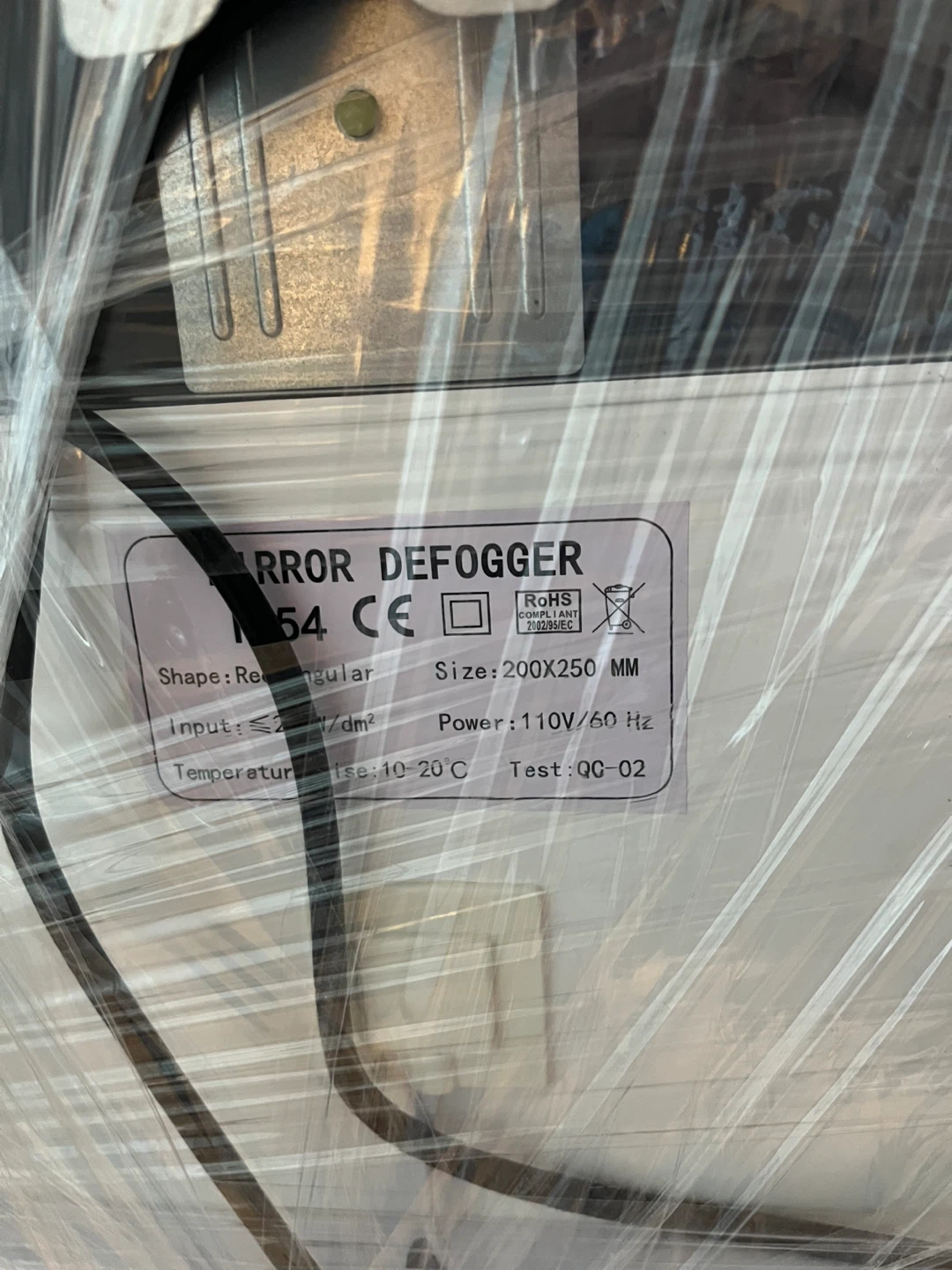 Round LED Bathroom Mirror with Defogger - photo 4