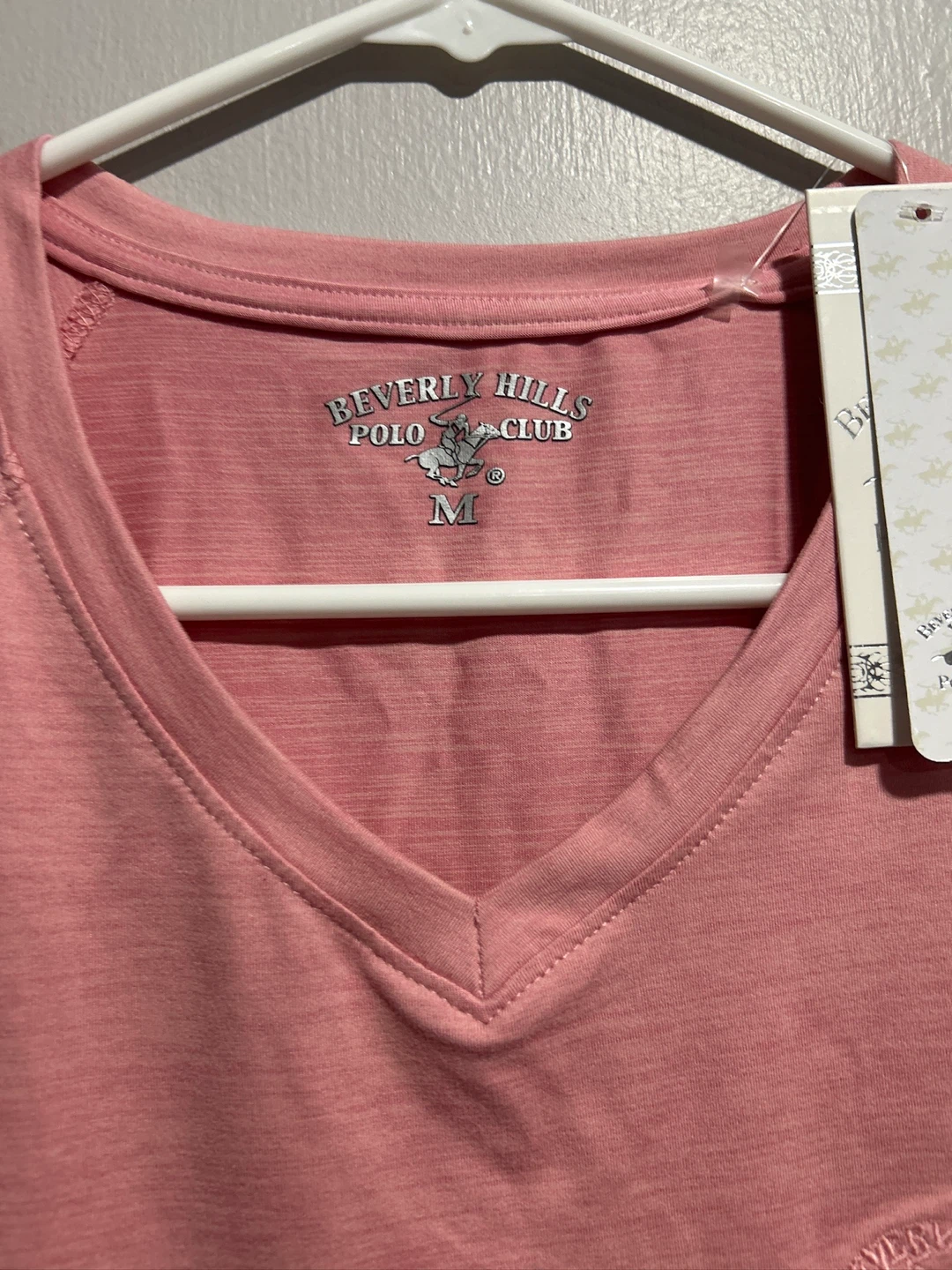 Beverly Hills Polo Club Pink V-Shirt