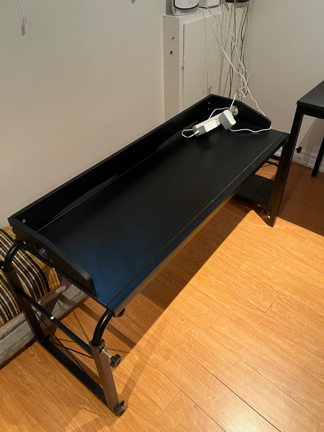 Adjustable Gaming / Work Desk – Over-Bed & Chair Desk – Black - photo 2
