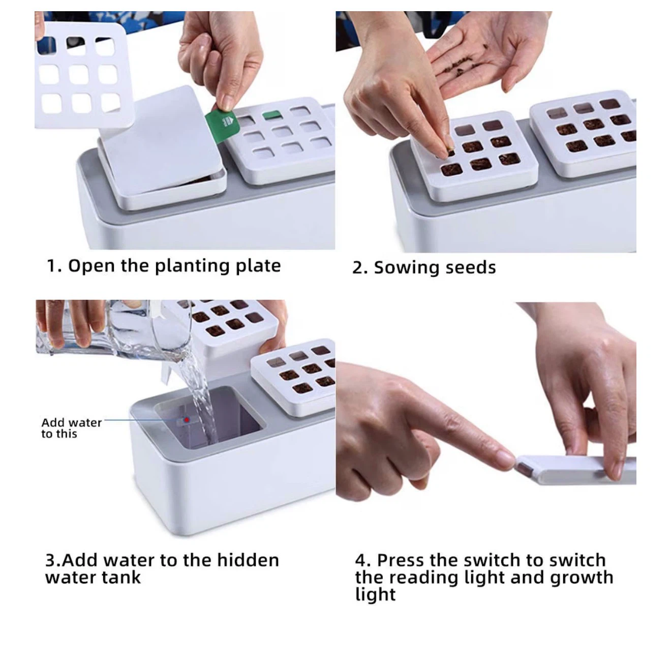 Smart Hydroponic Indoor Herb Garden Kit - photo 4