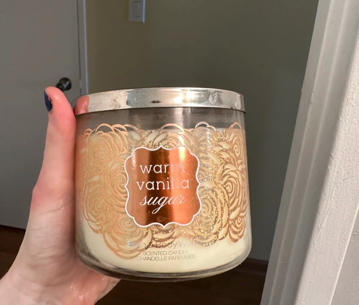 Bath & Body Works Warm Vanilla Sugar 3-Wick Candle