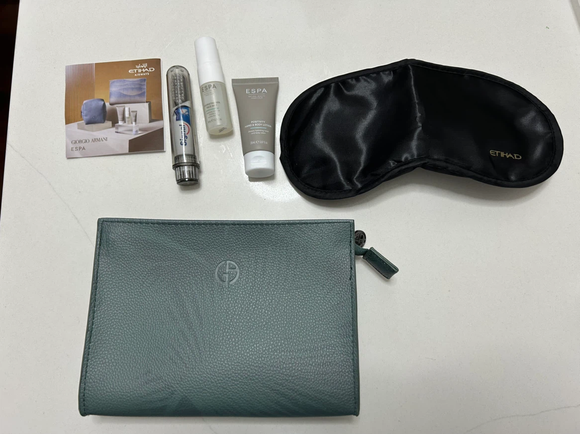 Giorgio Armani for Etihad Airways Amenity Kit