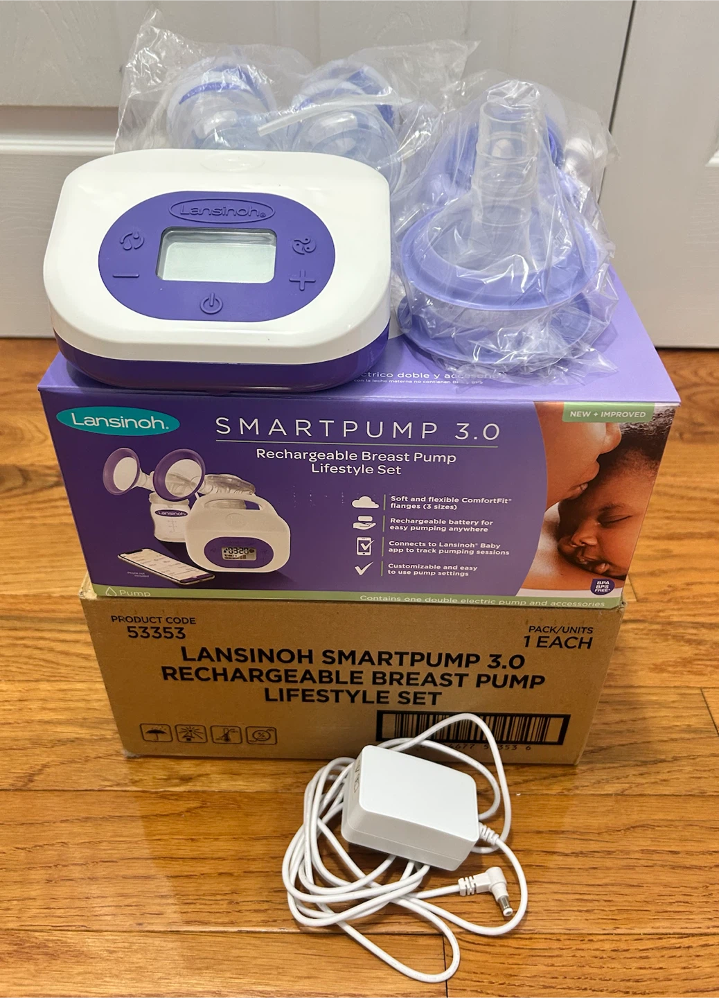Lansinoh Smartpump 3.0 with extra pumping set