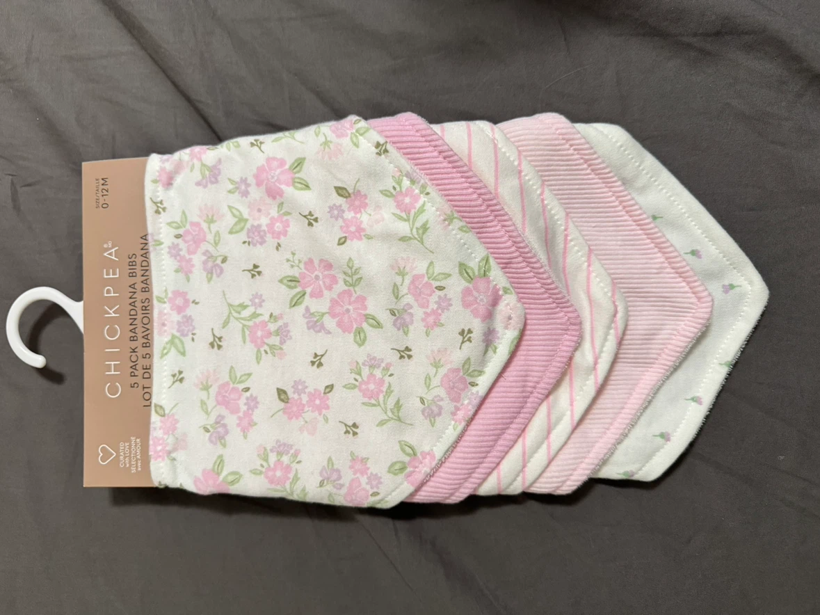 Chickpea 5 Pack Bandana Bibs