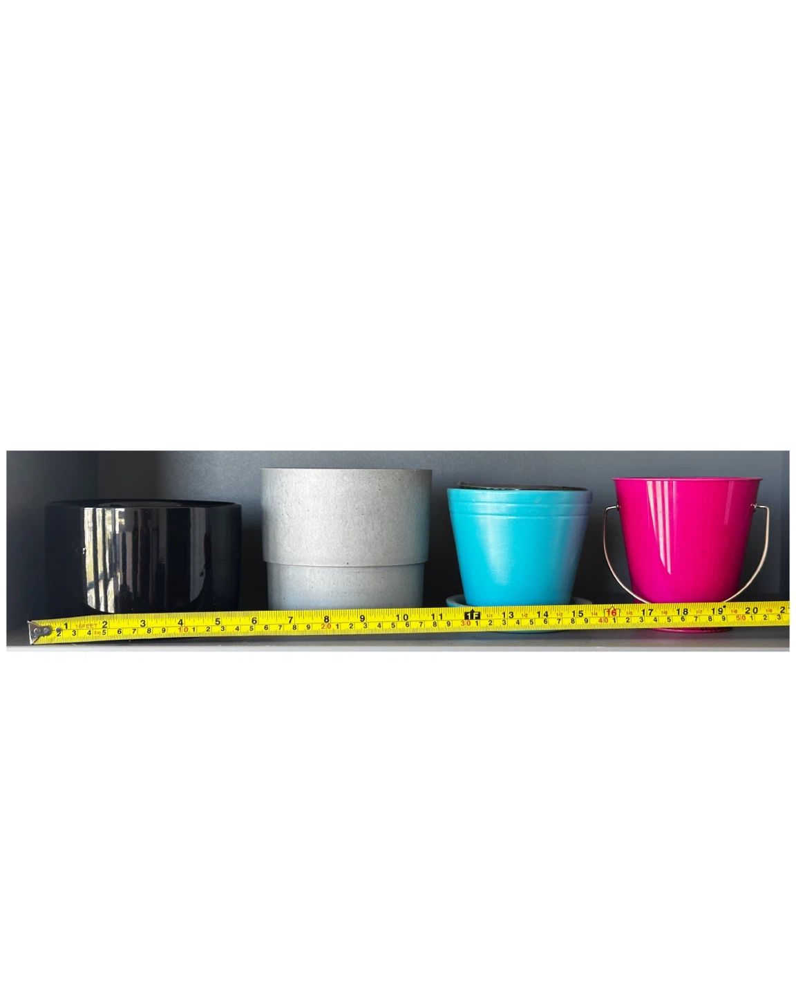 Set of 4 Assorted Plant Pots - photo 2
