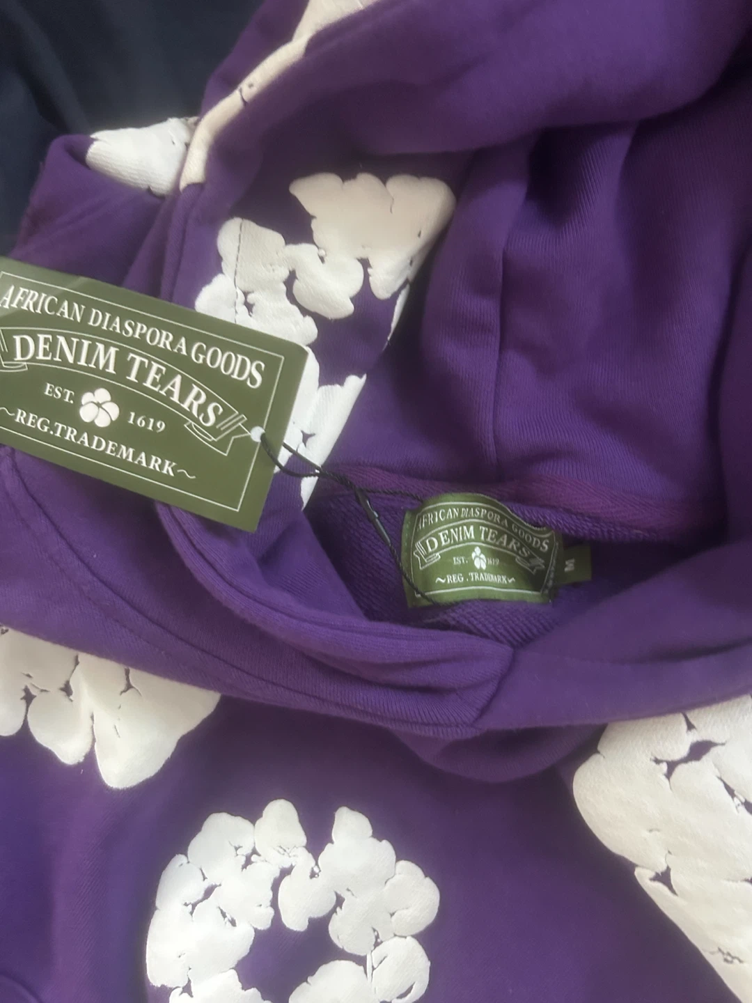 Denim Tears Cotton Wreath Hoodie - photo 2