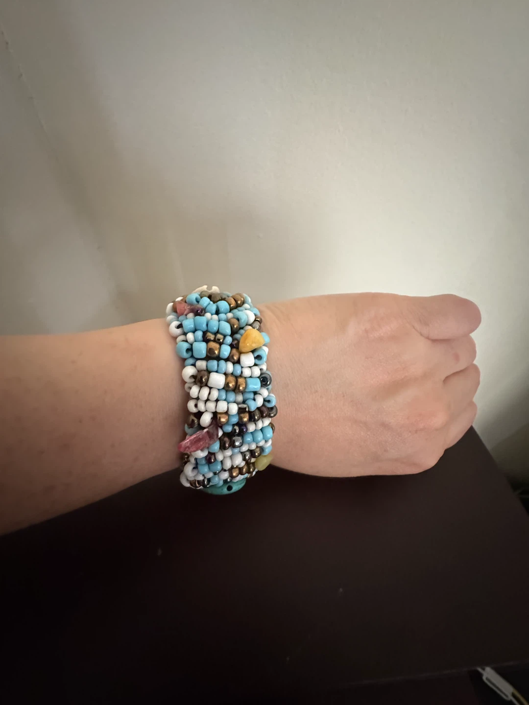 Beaded Statement Bracelet 🏈