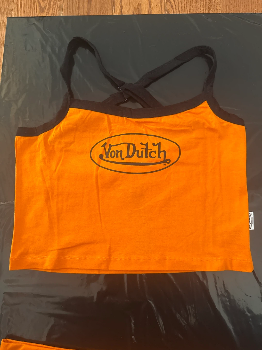 Von Dutch Orange Tank Top and Shorts Set - photo 2