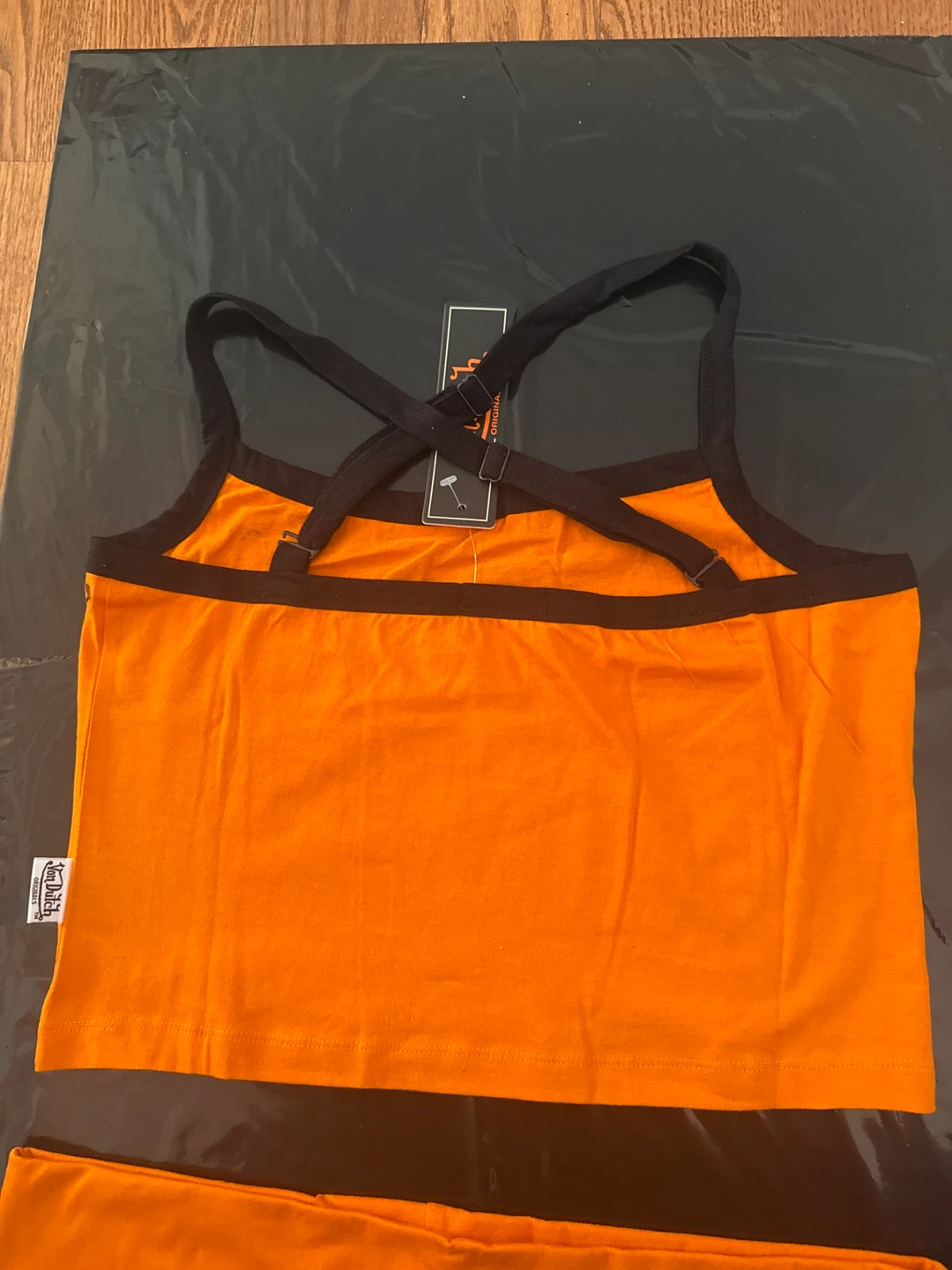 Von Dutch Orange Tank Top and Shorts Set - photo 3