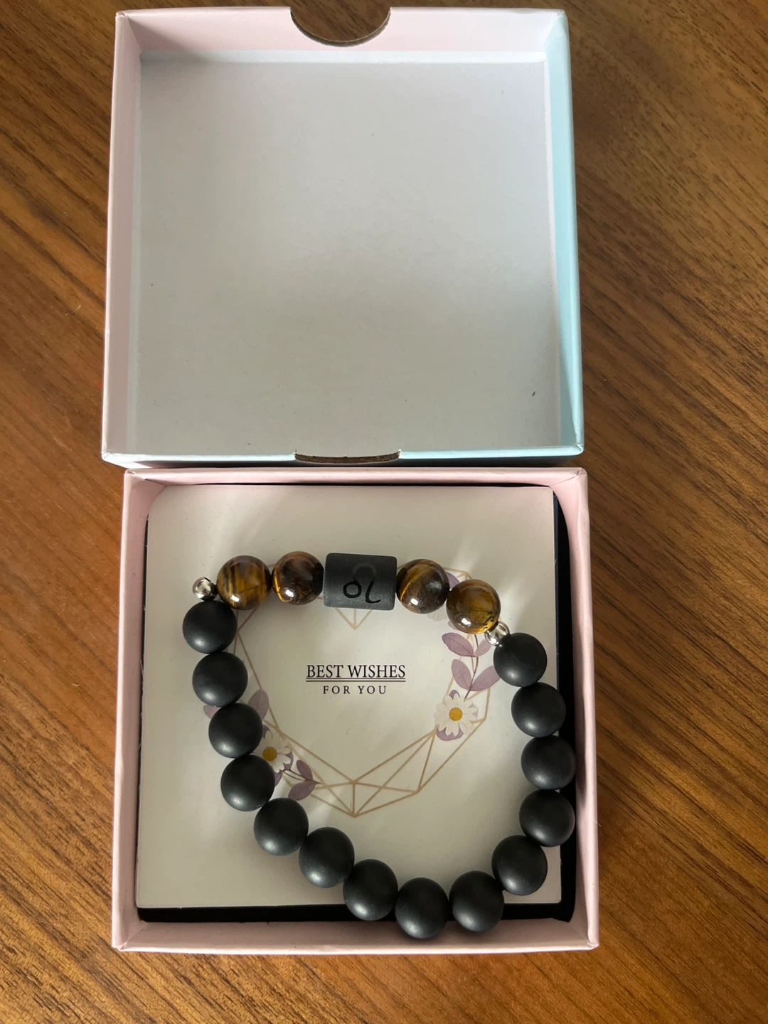 🏈 Leo Zodiac Beaded Bracelet