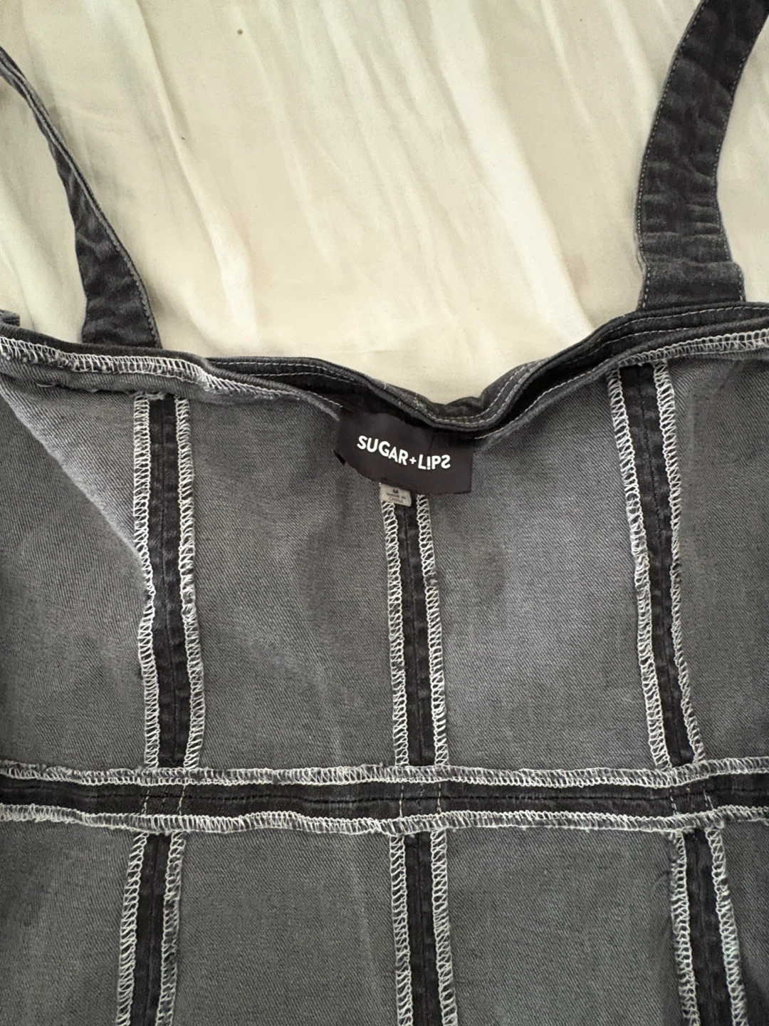 Sugar+Lip2 Grey Denim Zip-Up Dress - photo 3