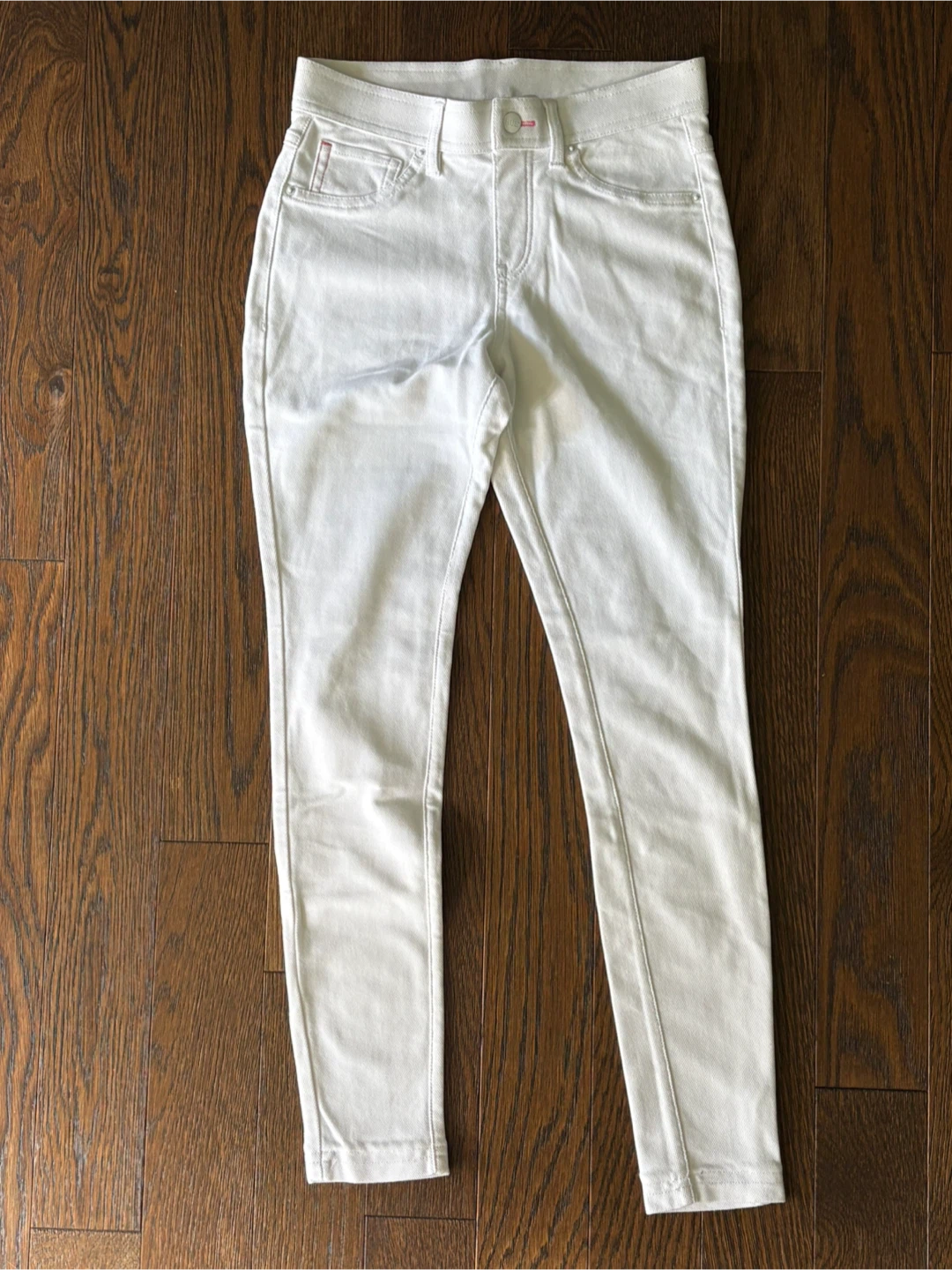 HUE White Skinny Pants