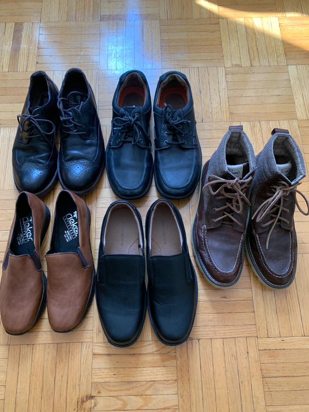 Selection of Men's Dress Shoes and Boots