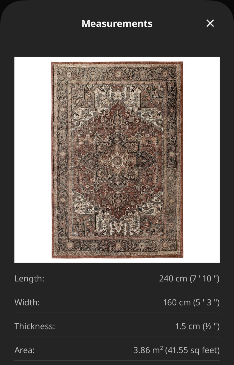 IKEA GADBJERG Rug Red/Brown - photo 4