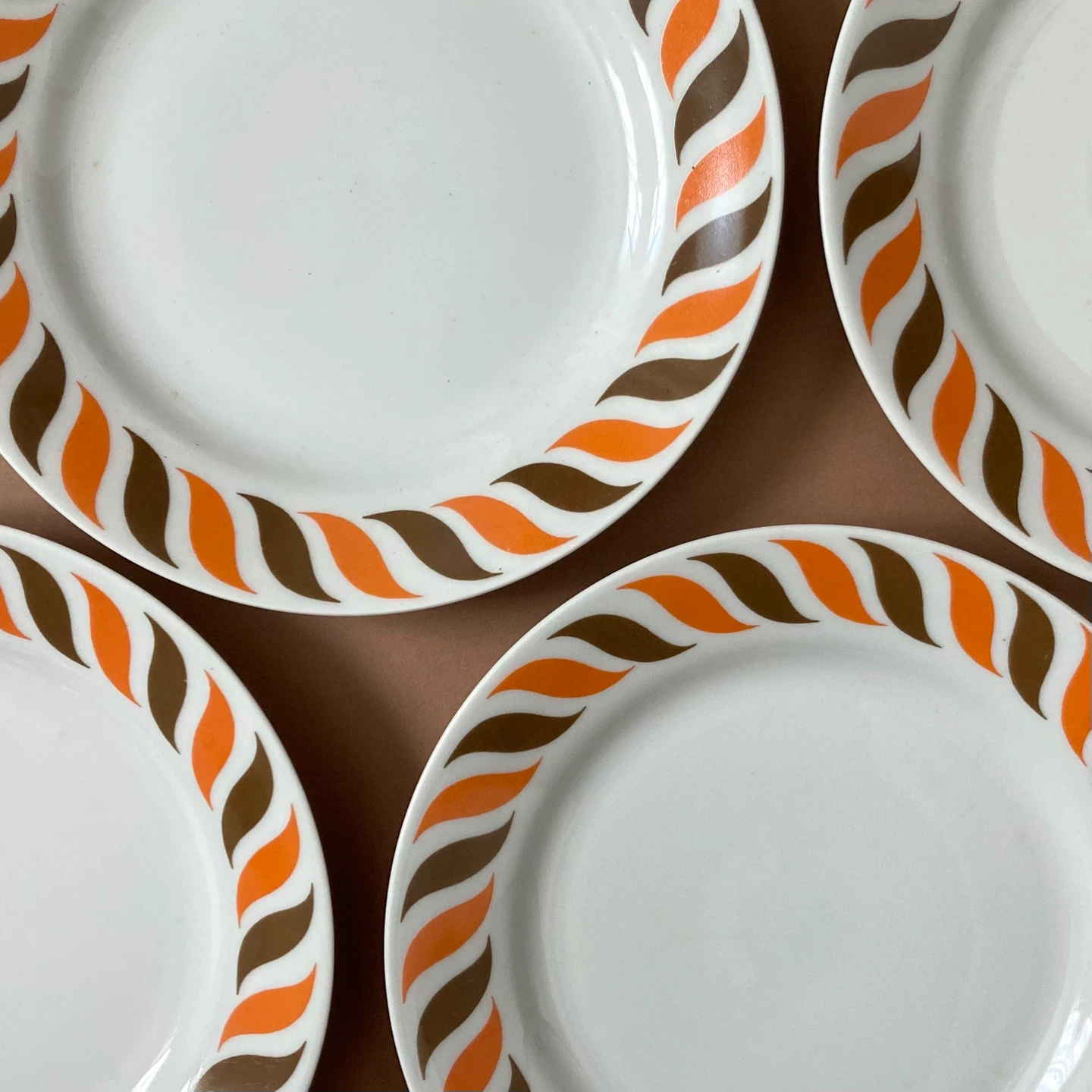 Set of 4 Vintage 1970s Kahla Germany Salad Plates