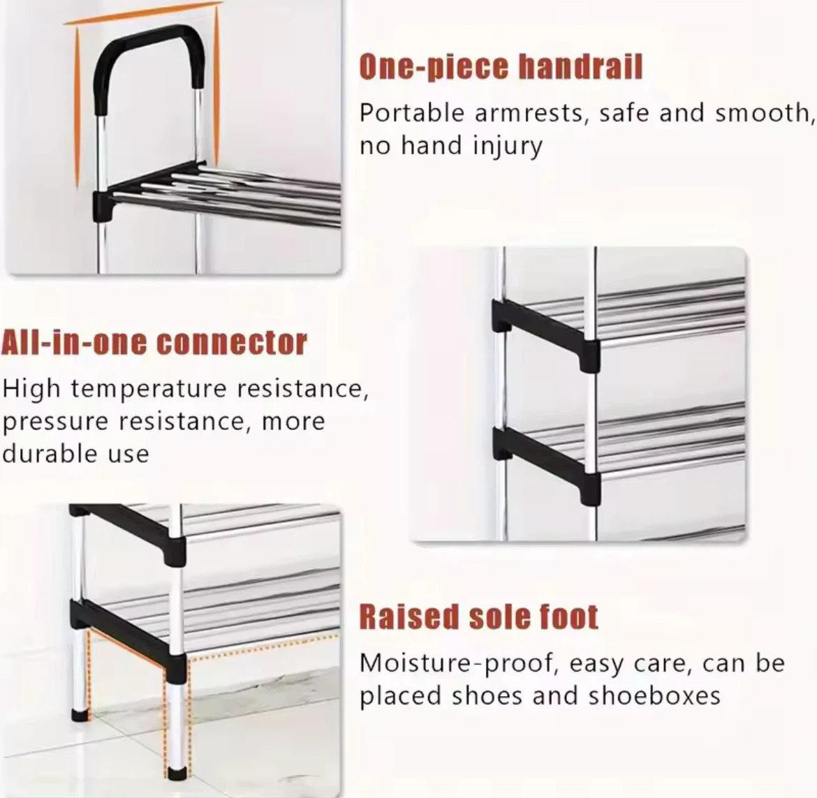 4-Tier Shoe Rack Organizer - photo 4