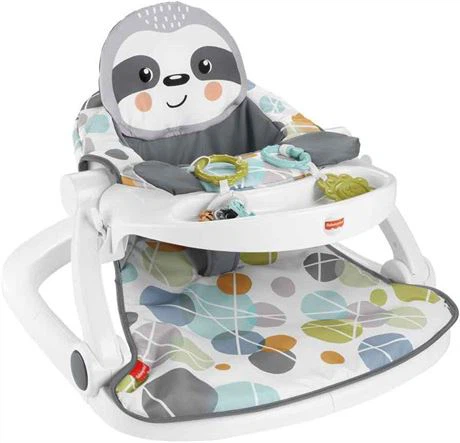 Fisher-Price Baby Chair Sit-Me-Up Floor Seat with Snack Tray