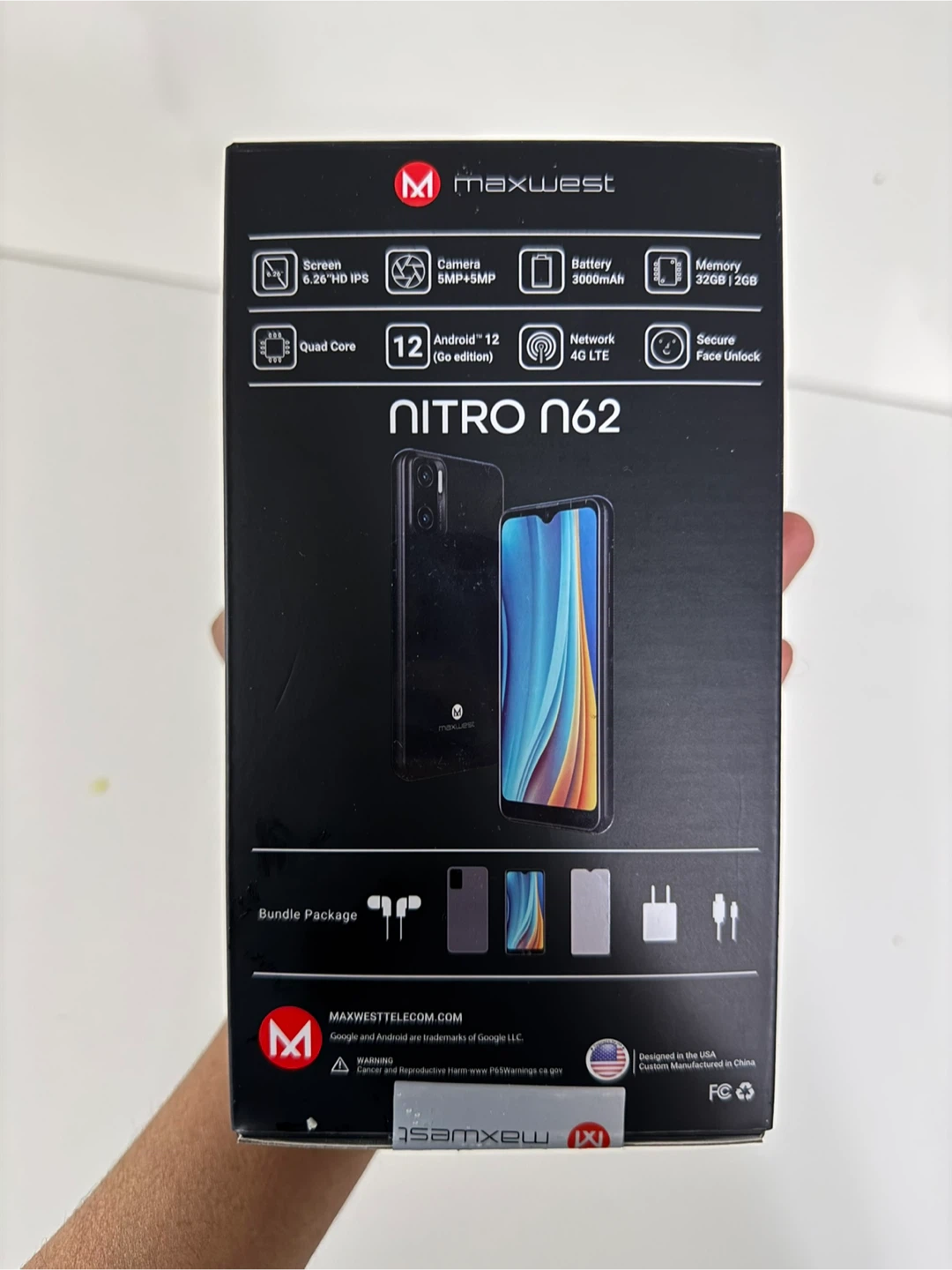 Maxwest Nitro N62 Smartphone / cellphone / smartphone - photo 2