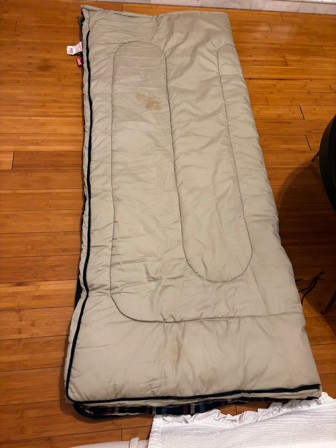 Coleman Plaid Lined Sleeping Bag