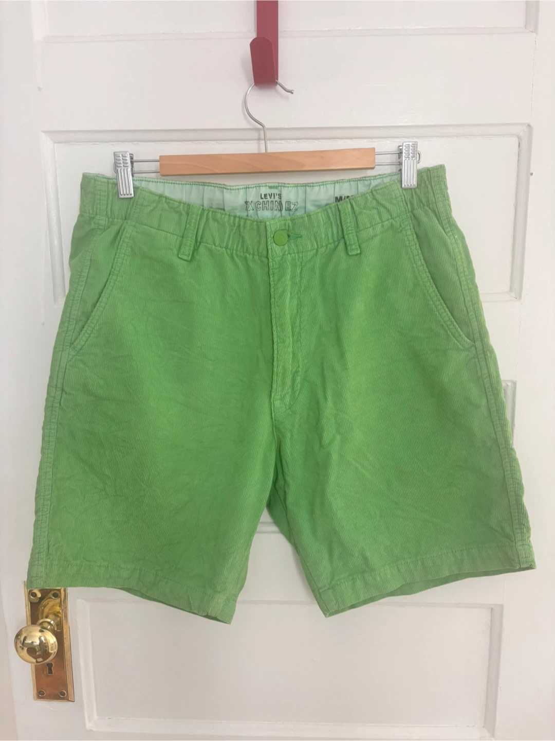 Levi's Corduroy Shorts - Green - Size M