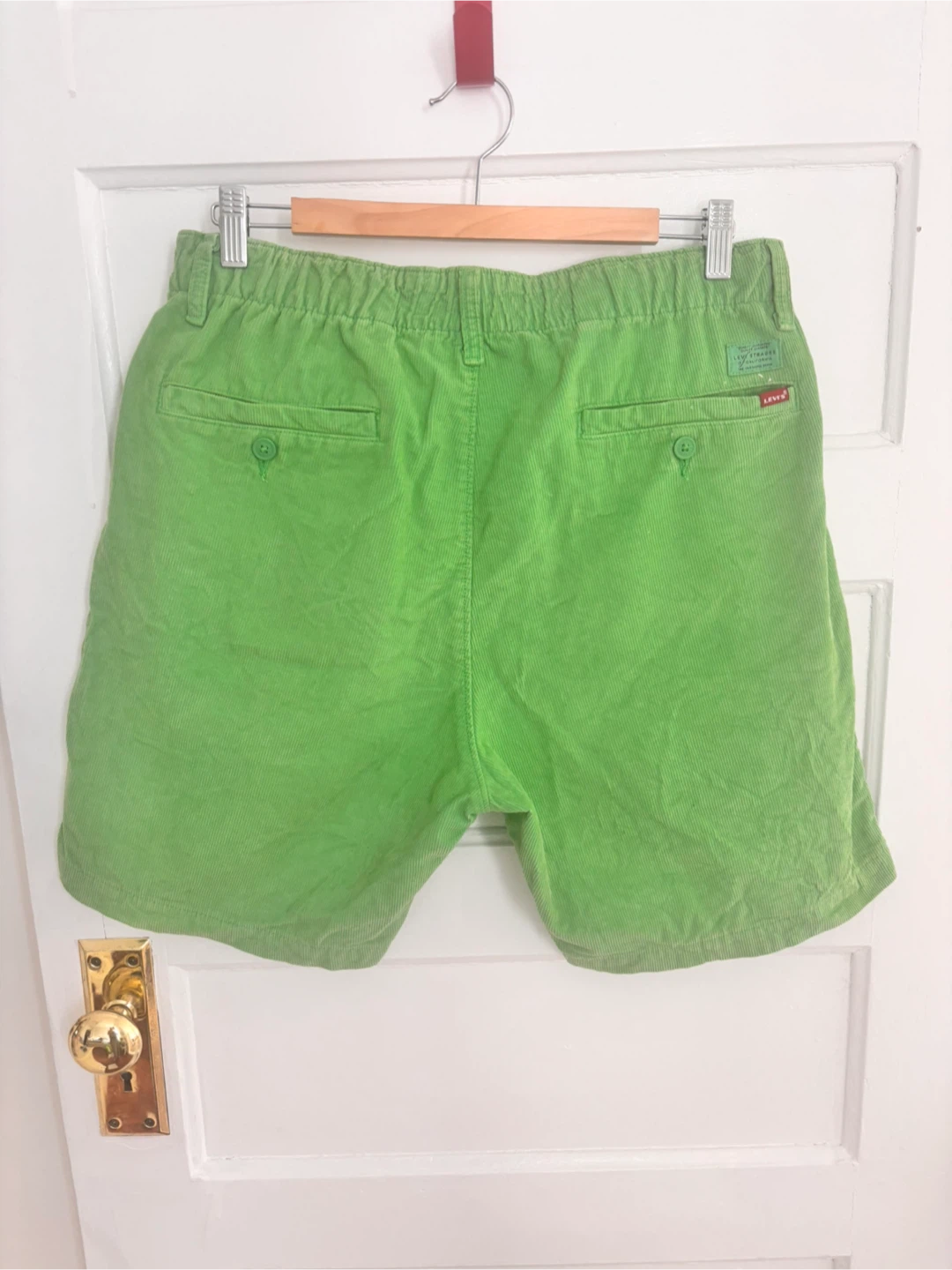 Levi's Corduroy Shorts - Green - Size M - photo 2