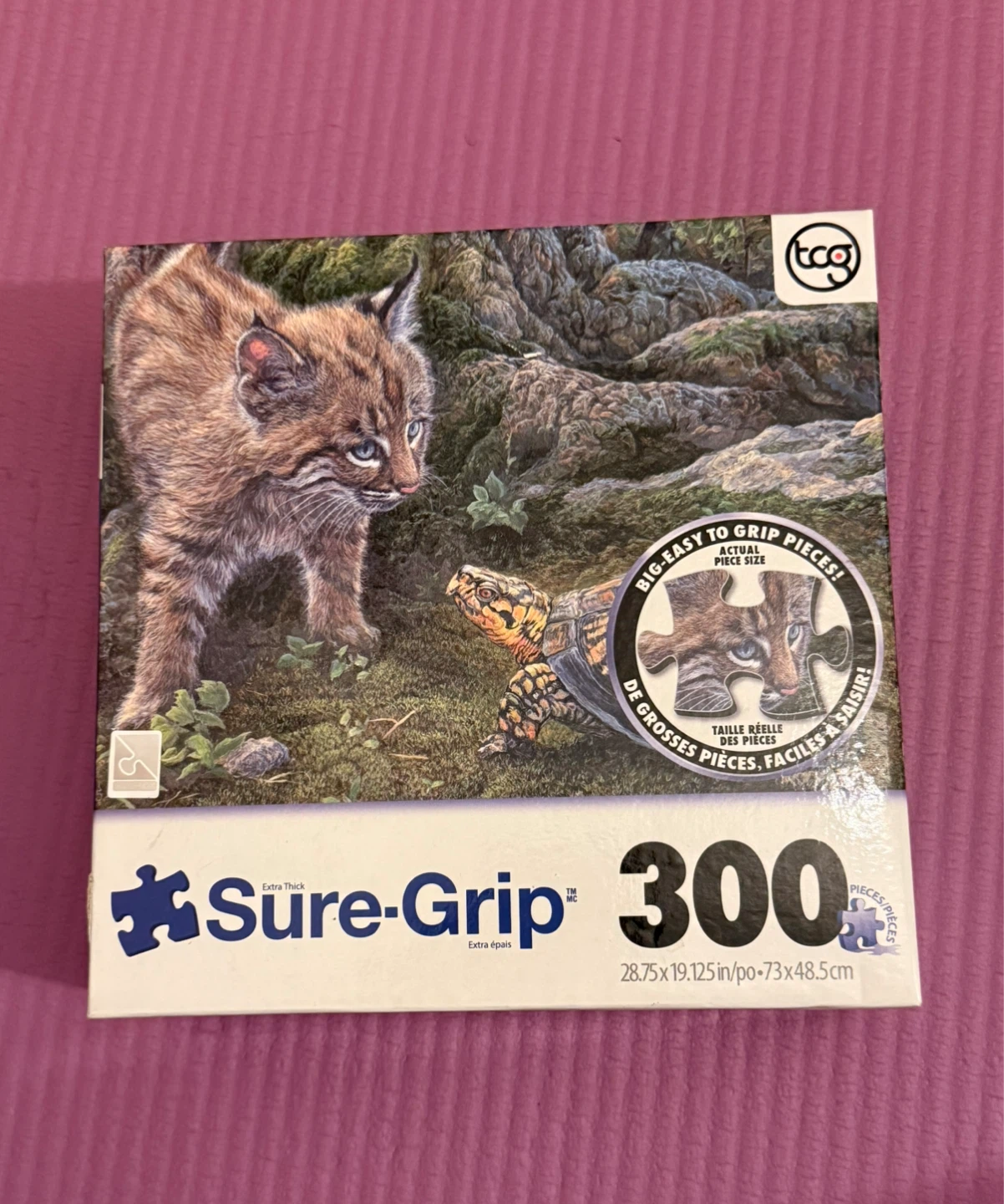🏈Sure-Grip 300-Piece Kitten and Turtle Puzzle