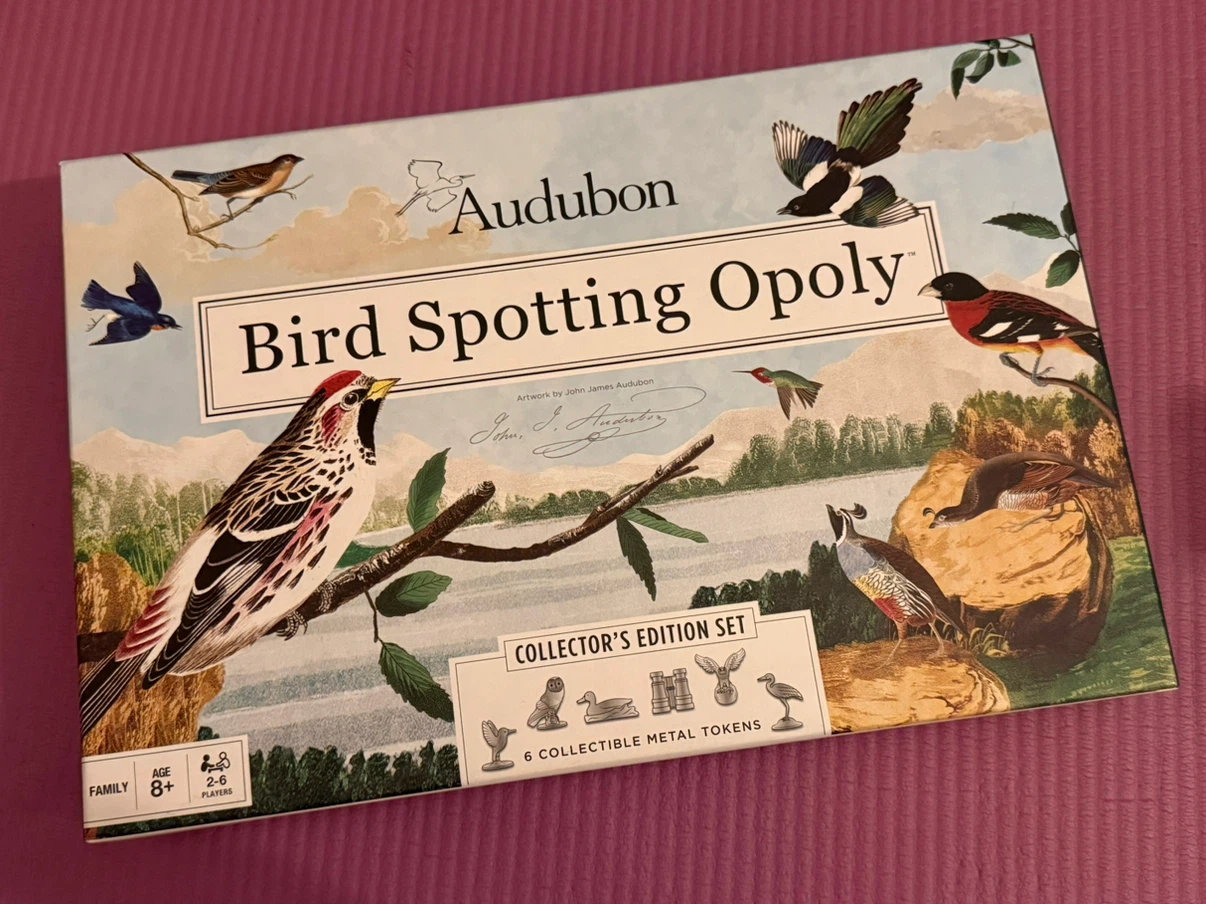 🏈Audubon Bird Spotting Opoly Collector's Edition Board Game - photo 2