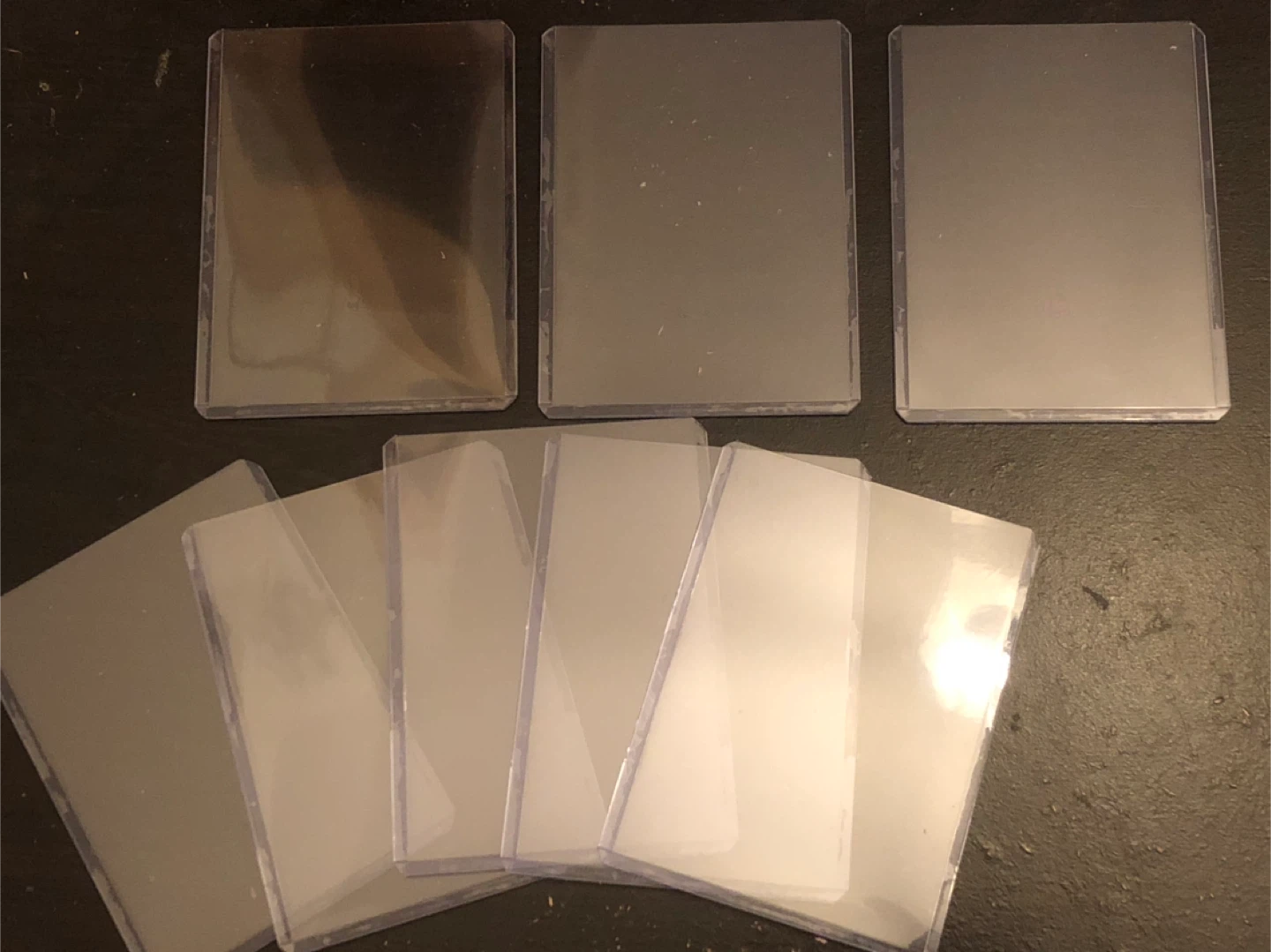 🏈Set of 8 Plastic Card Top Loaders