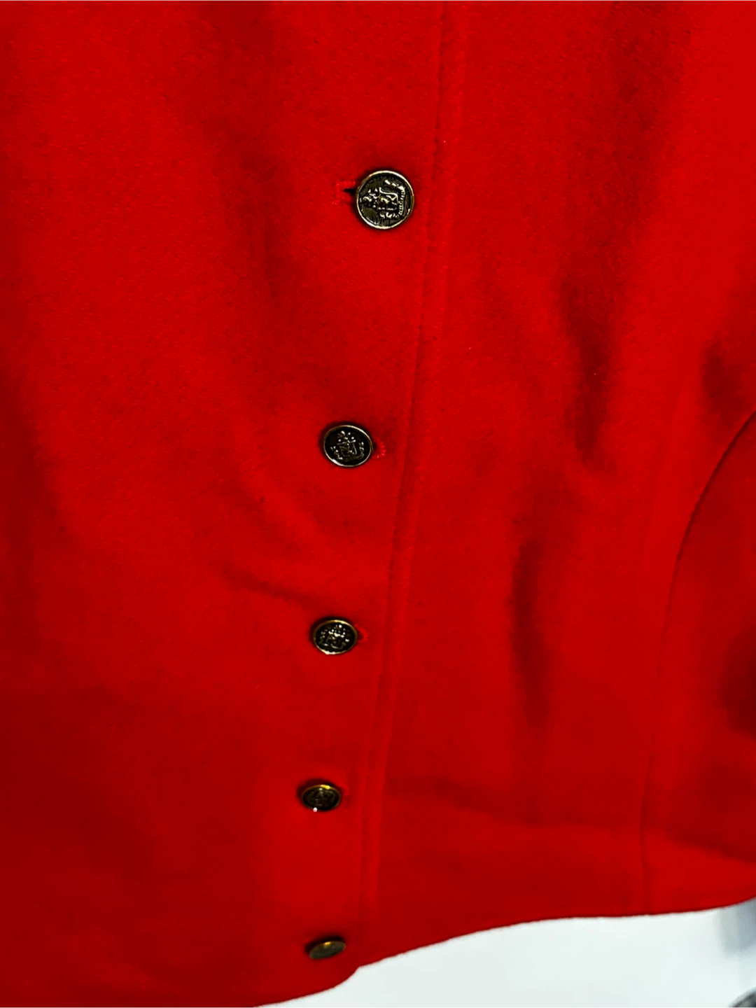 VTG 70s Pendleton Red Wool Cropped Jacket - photo 3