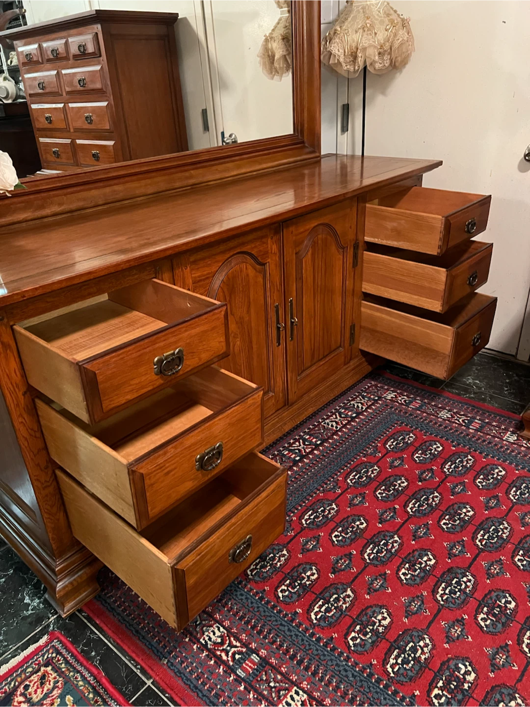 Vintage Top Quality 9-Drawer Wide Dresser - Delivery Available - photo 2