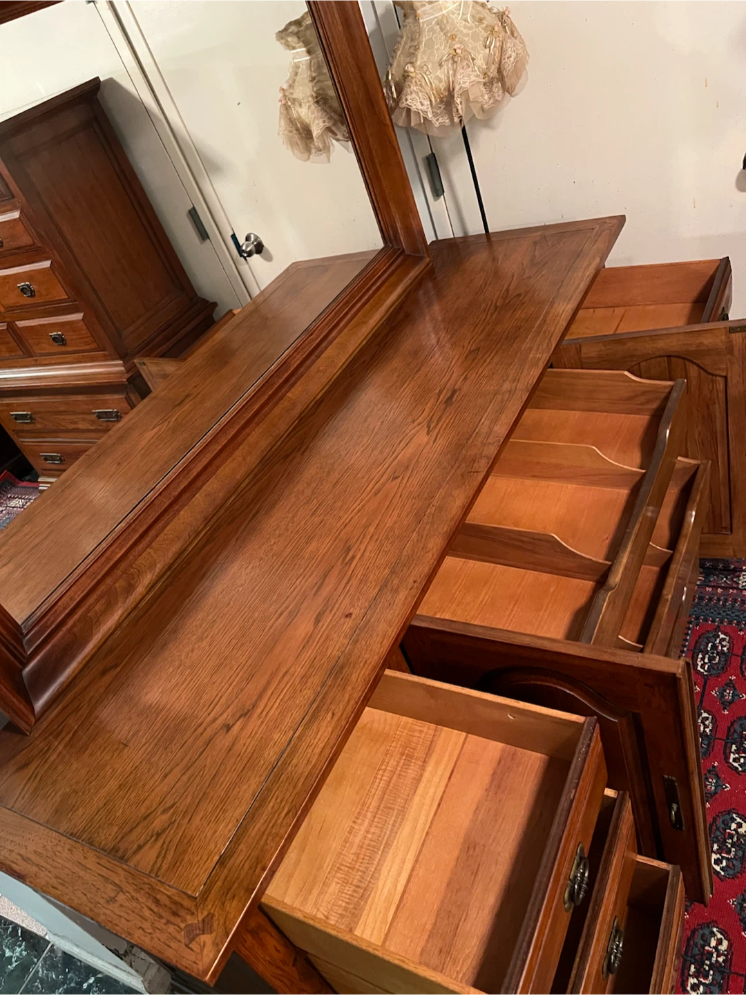 Vintage Top Quality 9-Drawer Wide Dresser - Delivery Available - photo 5