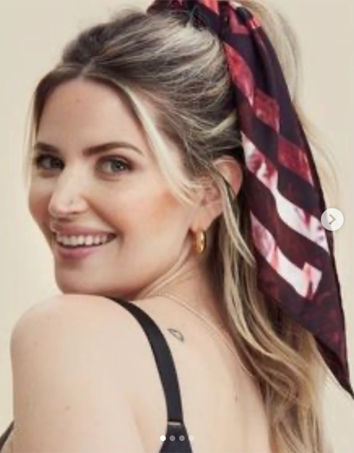 🏈 Knix x Lesley Hampton Papaya Box Scarf - photo 4
