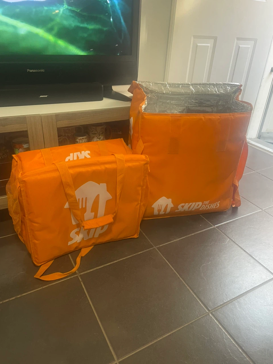 SkipTheDishes Insulated Delivery Bags